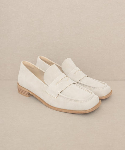 OASIS SOCIETY June - Square Toe Penny Loafers