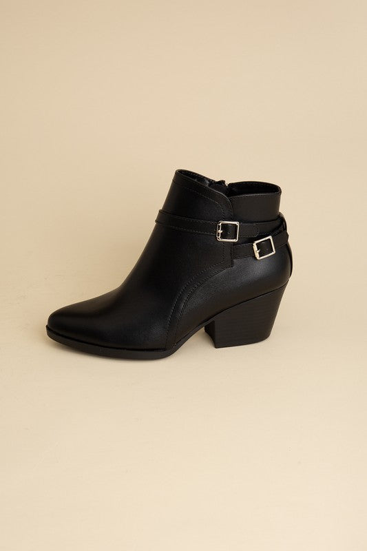 Nadine Ankle Buckle Boots