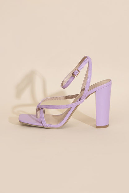 NILE-5 THONG STRAPPY HEELS